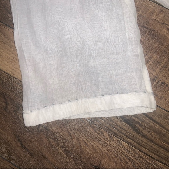 Shades of India cinnamon gauze floral top blouse embroidered spring boho classic - Picture 6 of 8